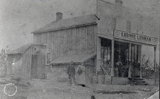 992.001.057 - Photo, Ludwig Lehman's General Store, Ringwood, pre 1917